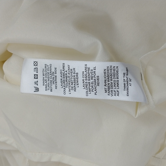 ASOS NWT cream and black pleated dress - Picture 9 of 11